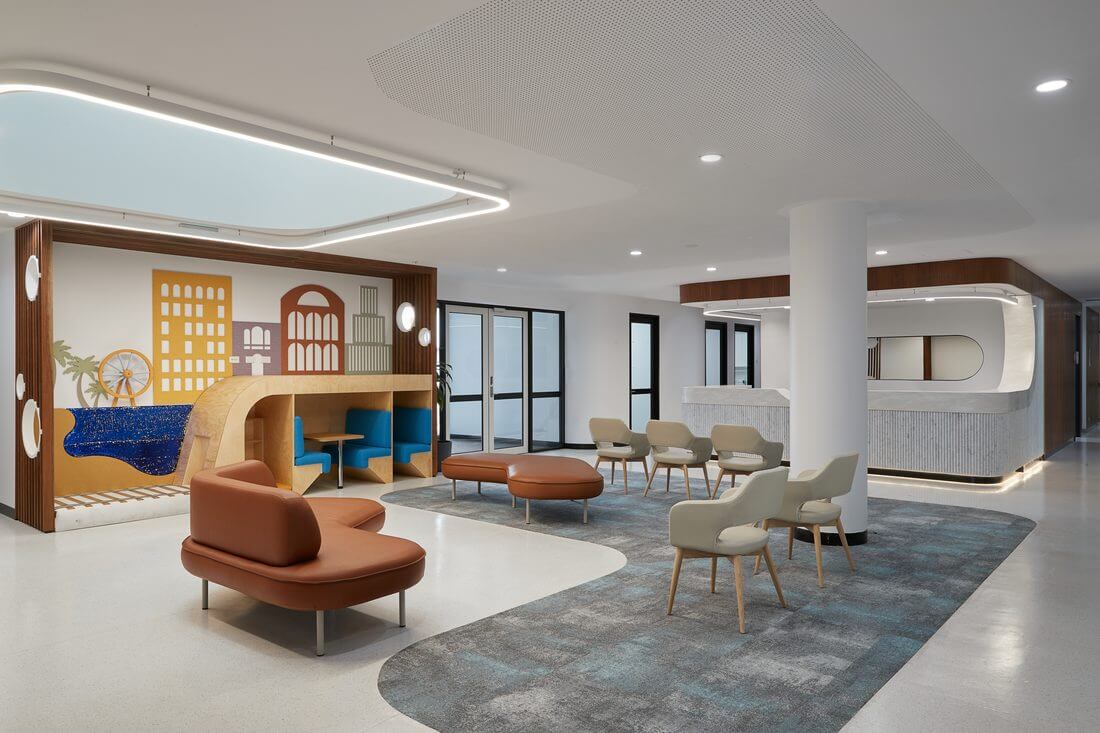reception and waiting area